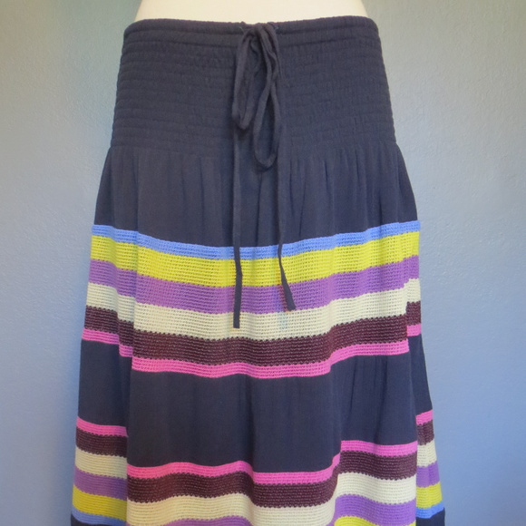 Soft Surroundings Dresses & Skirts - SOFT SURROUNDINGS Gauzy Drawstring Boho Skirt L